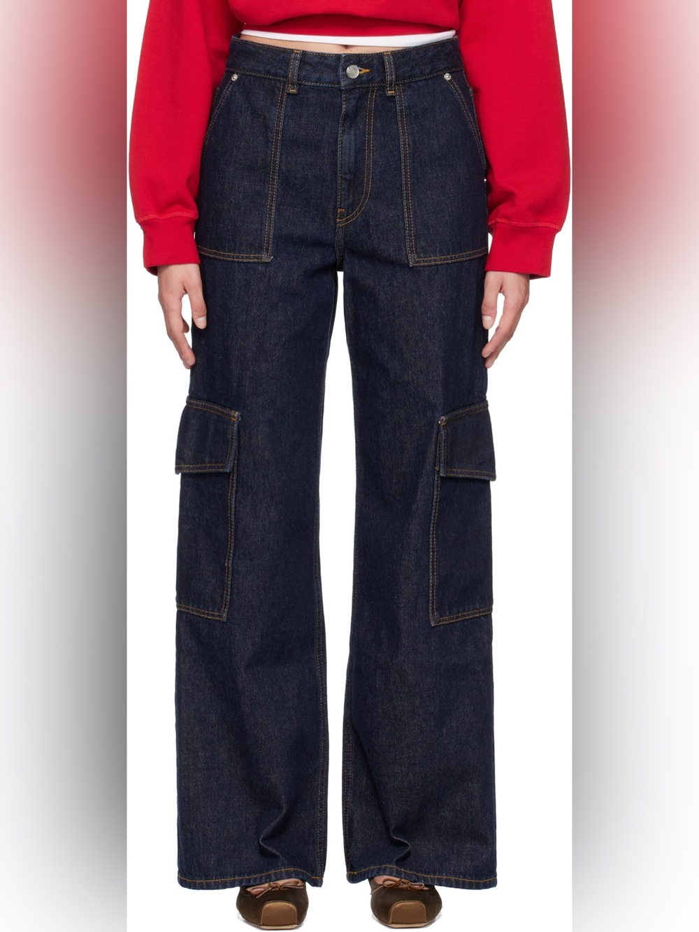 Ganni Blue Angi Jeans